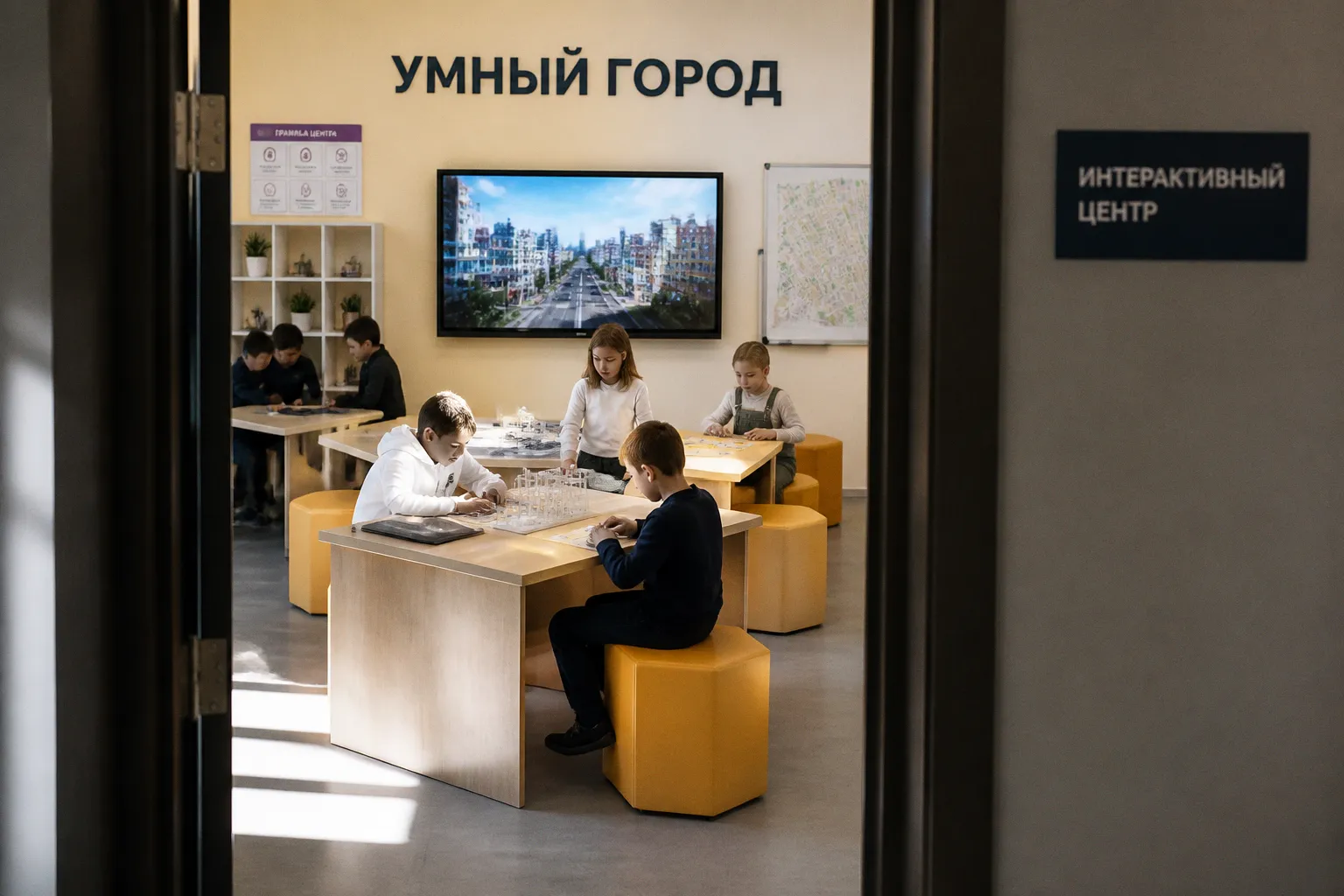 В Белгороде заработал интерактивный центр «Умный город» для развития детей